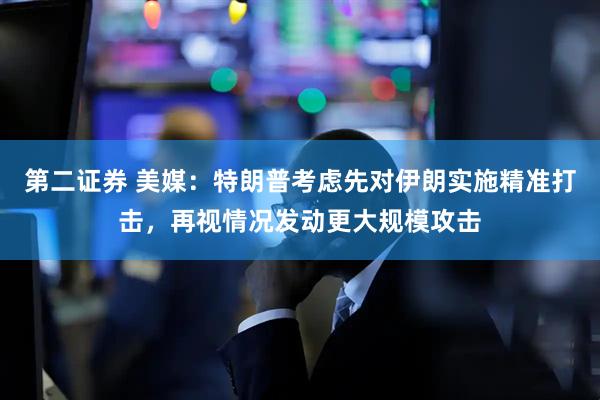第二证券 美媒：特朗普考虑先对伊朗实施精准打击，再视情况发动更大规模攻击
