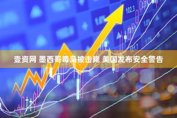壹资网 墨西哥毒枭被击毙 美国发布安全警告