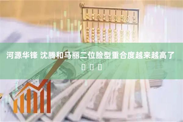 河源华锋 沈腾和马丽二位脸型重合度越来越高了 ​​​