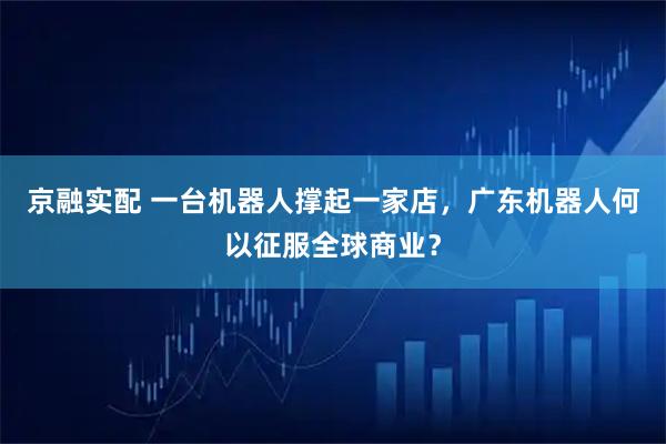 京融实配 一台机器人撑起一家店，广东机器人何以征服全球商业？