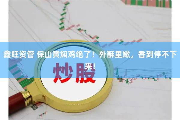 鑫旺资管 保山黄焖鸡绝了！外酥里嫩，香到停不下来！