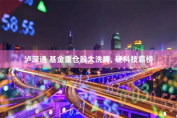 泸深通 基金重仓股大洗牌, 硬科技霸榜