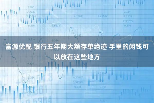 富源优配 银行五年期大额存单绝迹 手里的闲钱可以放在这些地方