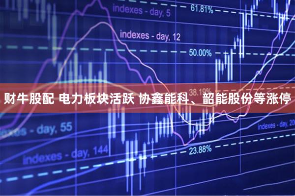 财牛股配 电力板块活跃 协鑫能科、韶能股份等涨停