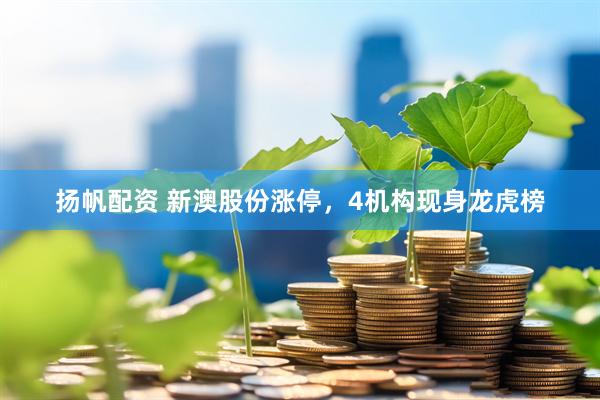 扬帆配资 新澳股份涨停,4机构现身龙虎榜